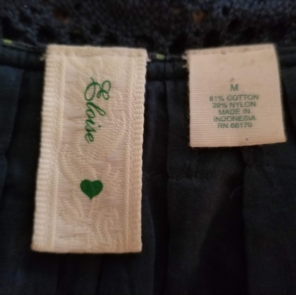 Anthropologie Eloise Dress eyelet Floral Medium - Picture 3 of 4